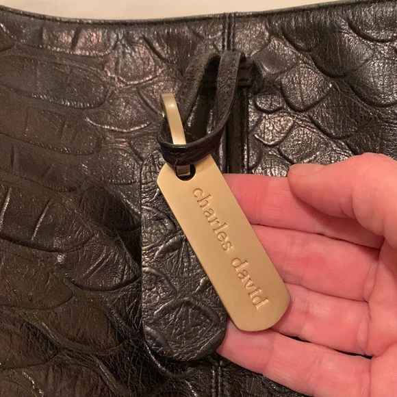 Charles David bag, good shape, clean! Animal print. - Picture 2 of 9